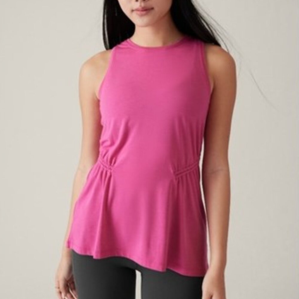 NWT, $55, ATHLETA, "Air Out Cinch Tank" Top - Small